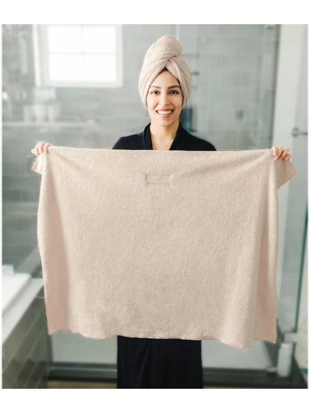 Super Absorbent Microfiber Hair Towels - Quick Drying Hair Wraps for Curly